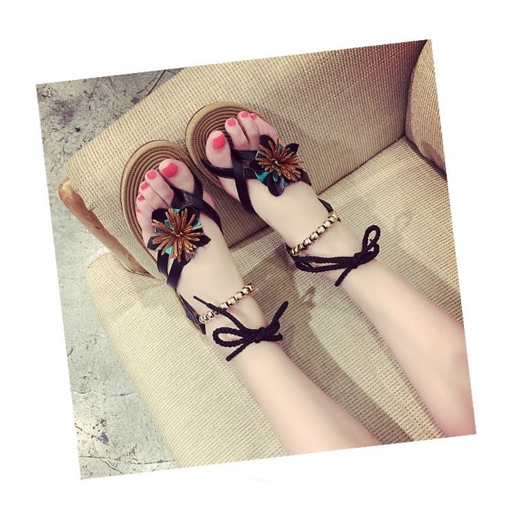 ストラップサンダル レディース ローヒール | PlusNao | 詳細画像12 