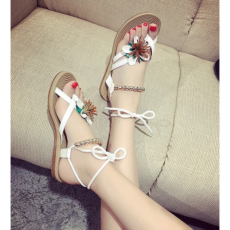 ストラップサンダル レディース ローヒール | PlusNao | 詳細画像7 