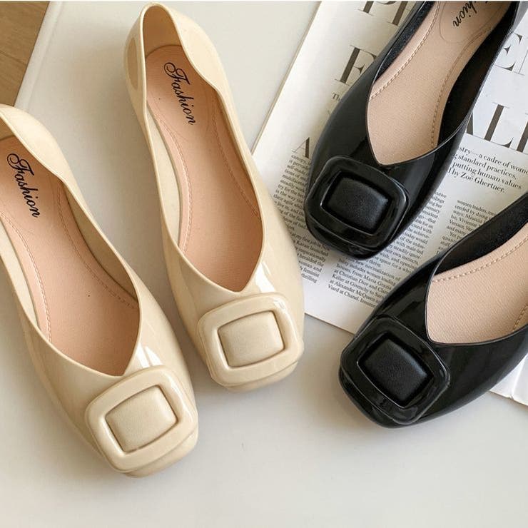 パンプス スクエアトゥ ぺたんこ | PlusNao | 詳細画像15 