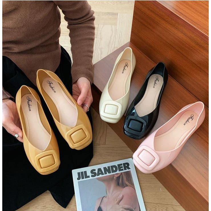 パンプス スクエアトゥ ぺたんこ | PlusNao | 詳細画像6 