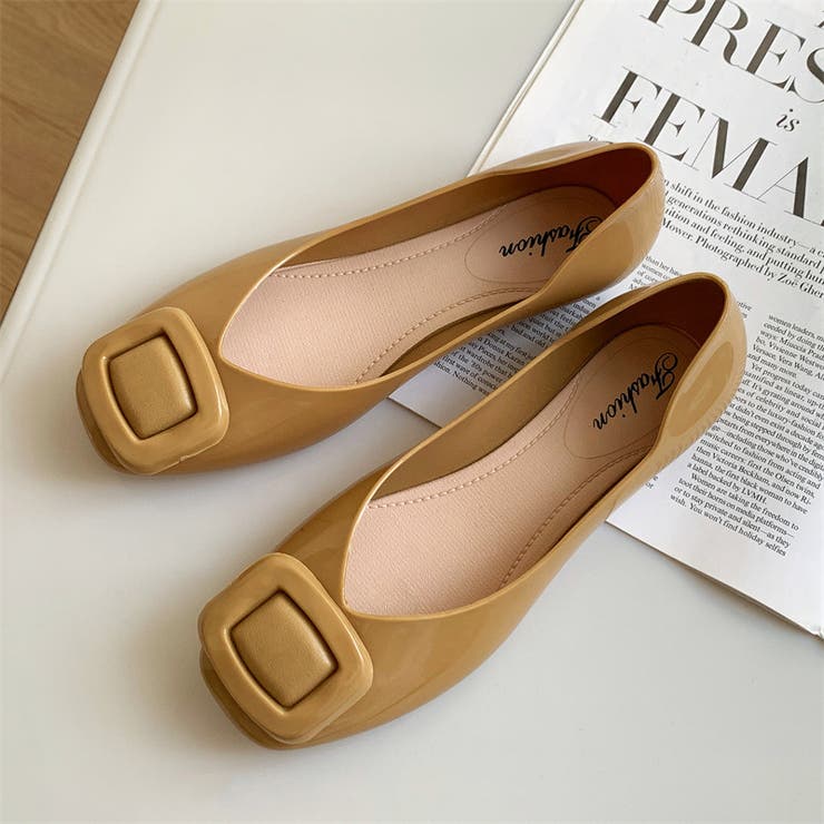 パンプス スクエアトゥ ぺたんこ | PlusNao | 詳細画像8 