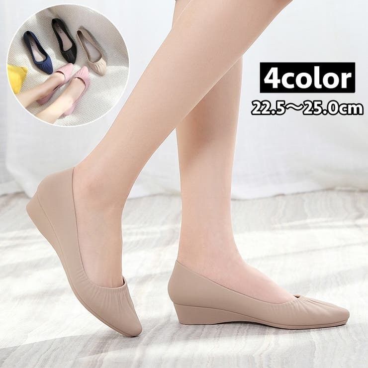 パンプス ローヒール ポインテッドトゥ | PlusNao | 詳細画像1 