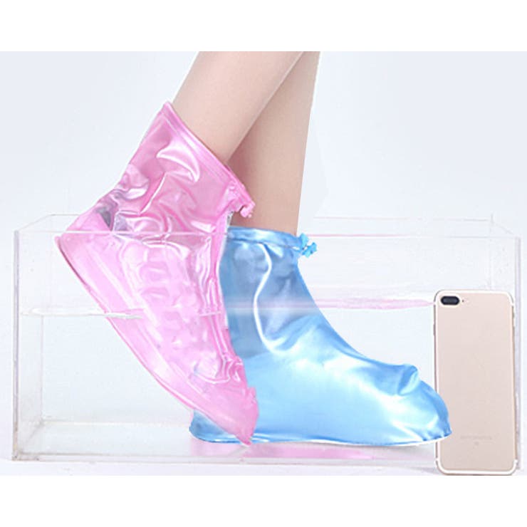 防水シューズカバー クリア ホワイト | PlusNao | 詳細画像2 