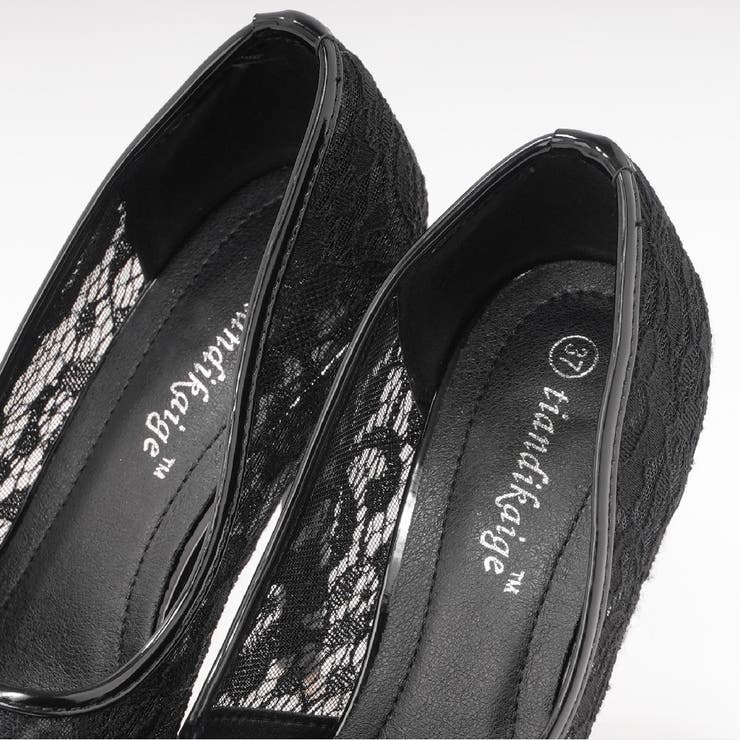 パンプス オープントゥ ピンヒール | PlusNao | 詳細画像14 