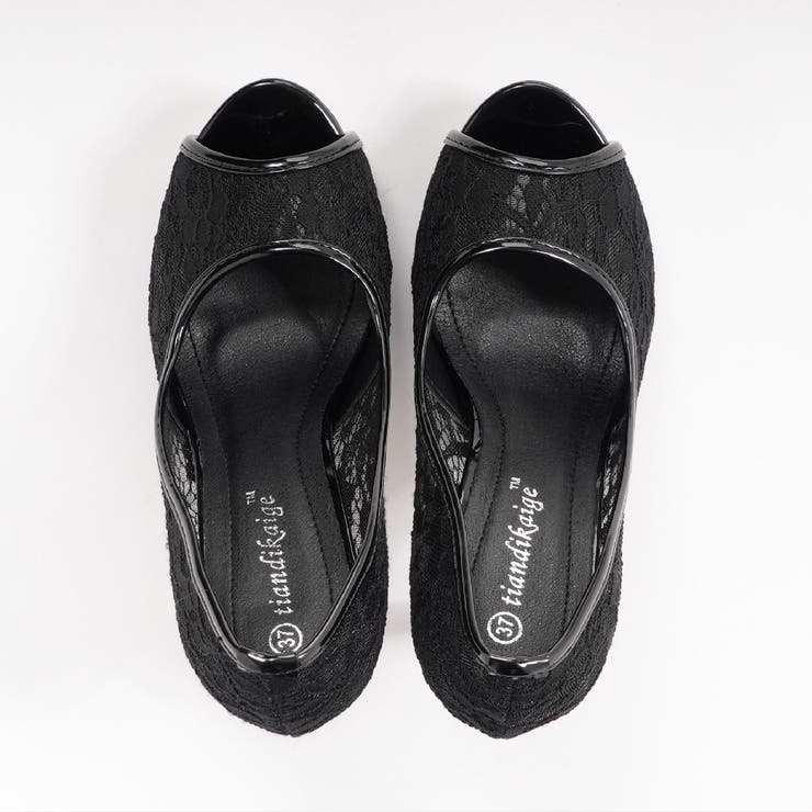 パンプス オープントゥ ピンヒール | PlusNao | 詳細画像15 