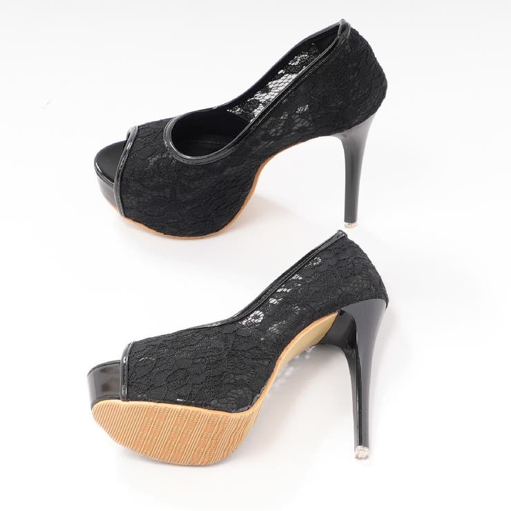 パンプス オープントゥ ピンヒール | PlusNao | 詳細画像19 