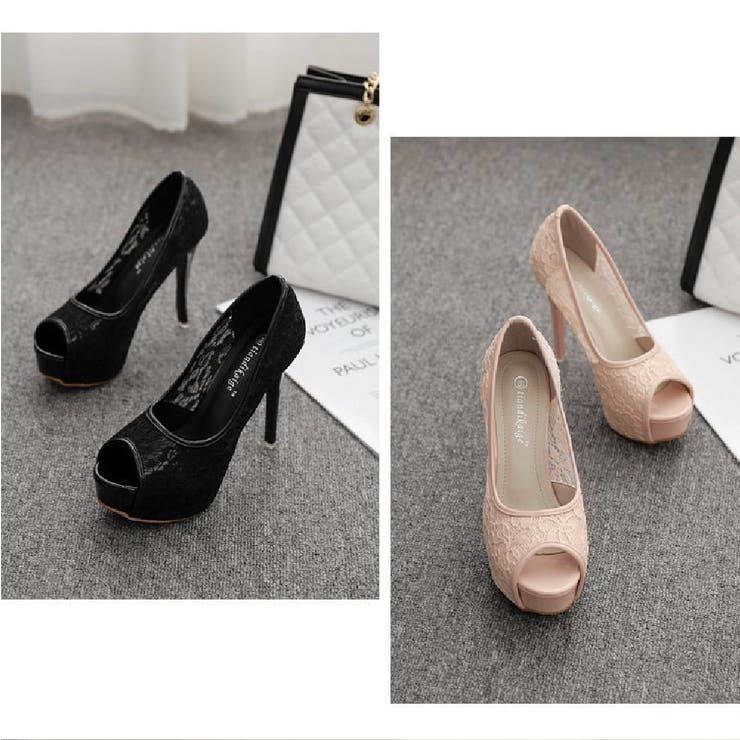 パンプス オープントゥ ピンヒール | PlusNao | 詳細画像7 