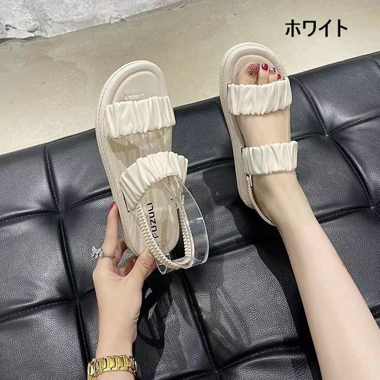 ストラップサンダル スリッパ ぺたんこ | PlusNao | 詳細画像19 