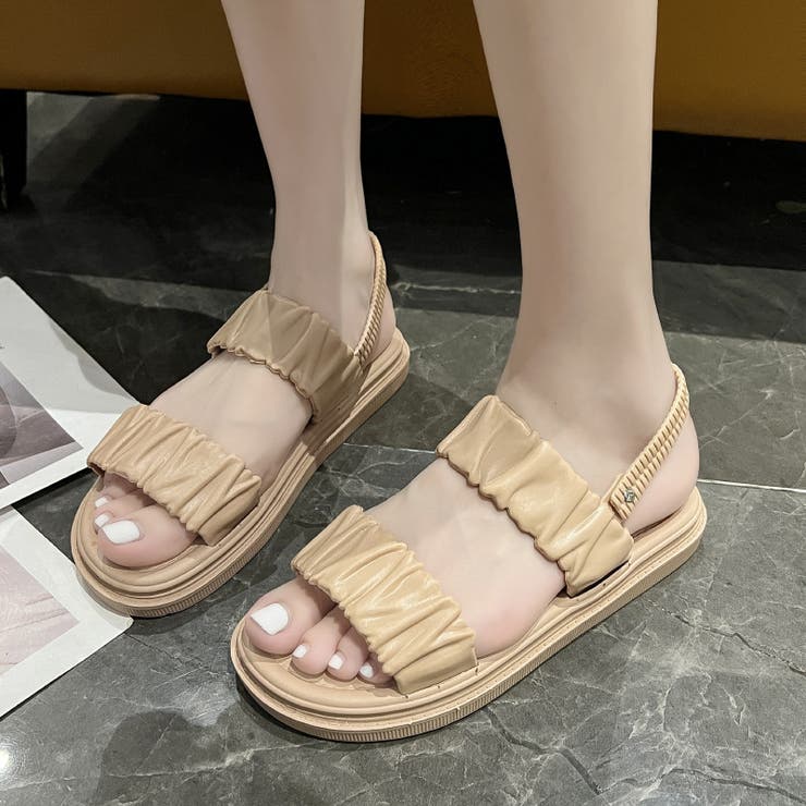 ストラップサンダル スリッパ ぺたんこ | PlusNao | 詳細画像4 