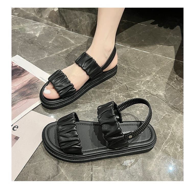 ストラップサンダル スリッパ ぺたんこ | PlusNao | 詳細画像5 