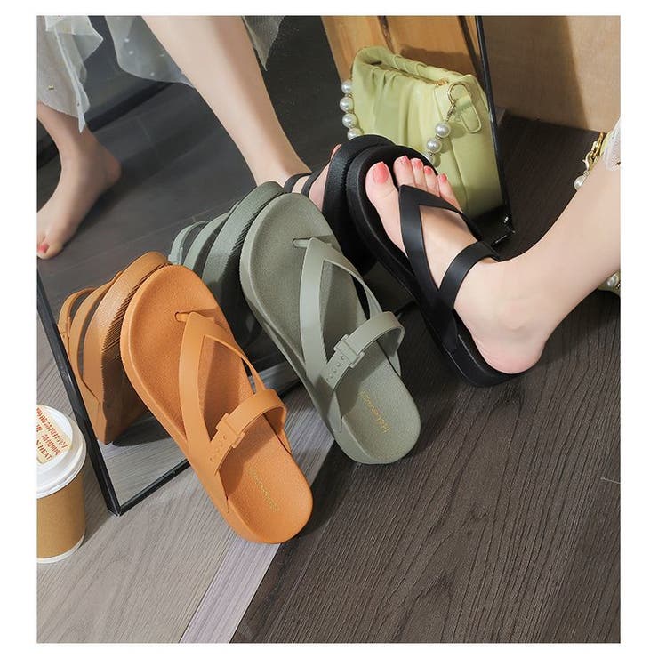 トングサンダル スリッパ ルームシューズ | PlusNao | 詳細画像4 