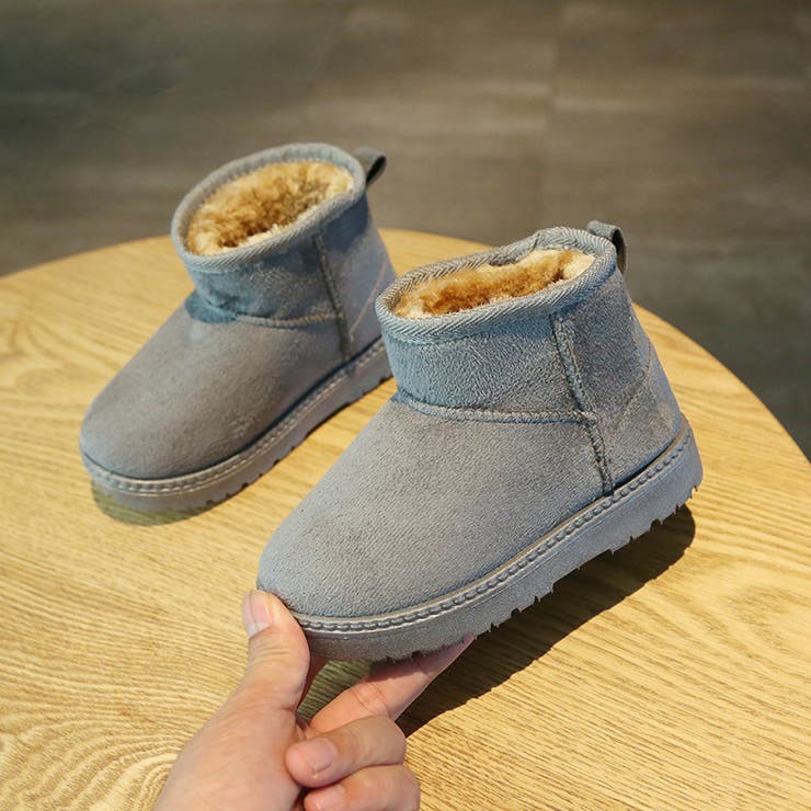 UGG ムートンブーツ グレー キッズ 17.5cm - ブーツ