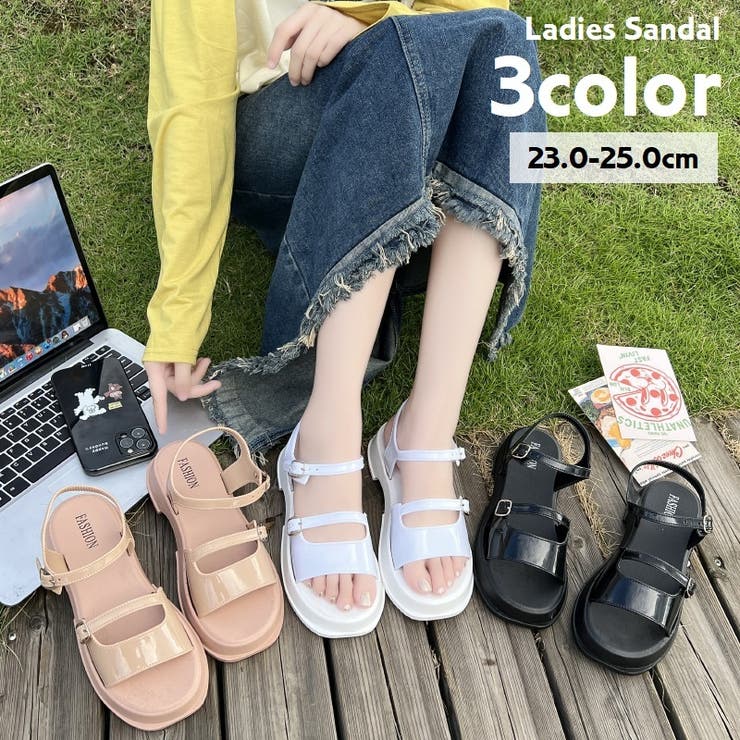 サンダル ストラップサンダル スリッパ | PlusNao | 詳細画像1 