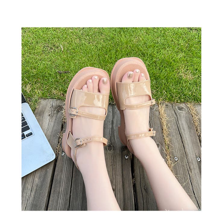 サンダル ストラップサンダル スリッパ | PlusNao | 詳細画像12 