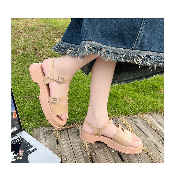 サンダル ストラップサンダル スリッパ | PlusNao | 詳細画像13 