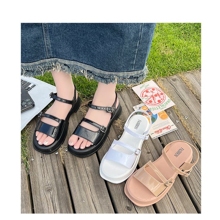 サンダル ストラップサンダル スリッパ | PlusNao | 詳細画像2 