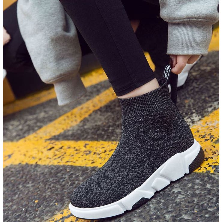 センソユニコ　シューズ♡お値下げ中♡ ソックススニーカー レディース ソックスシューズ[品番：FQ000115292