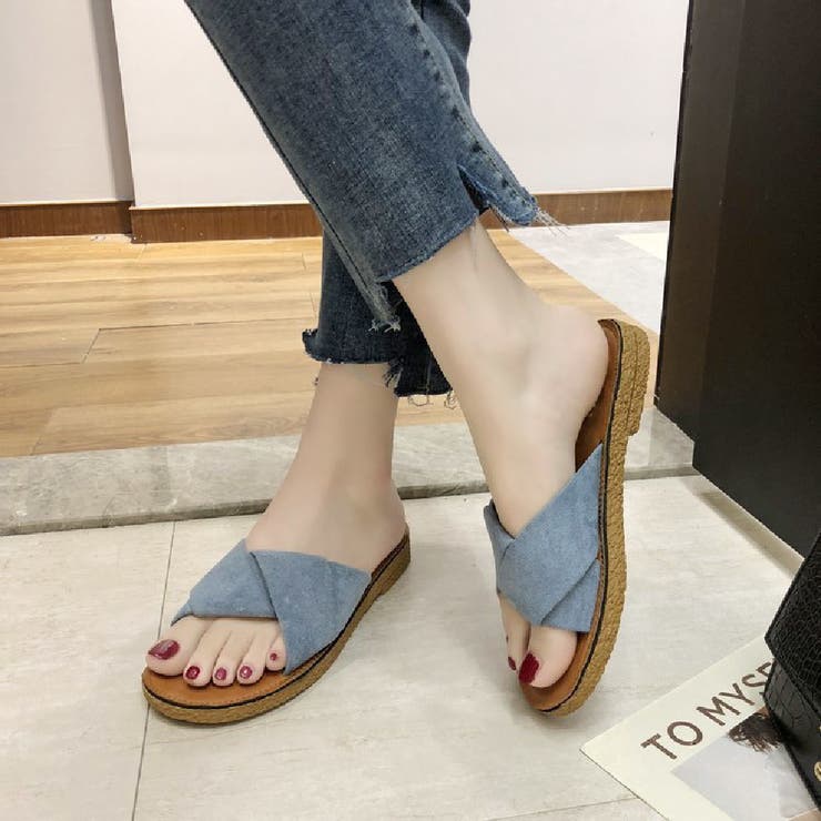 フラットサンダル ビーチサンダル スリッパ | PlusNao | 詳細画像6 