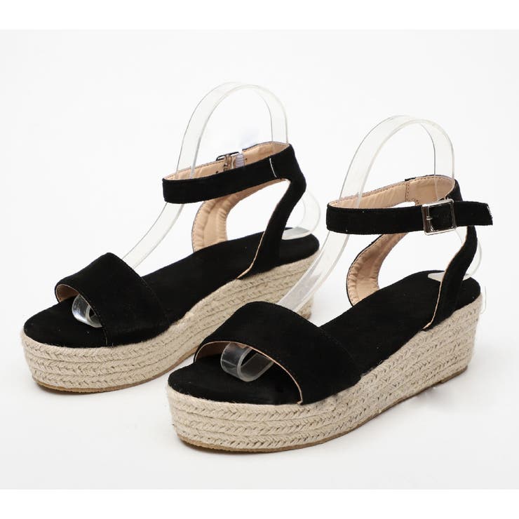 厚底サンダル アンクルストラップ ウェッジソール | PlusNao | 詳細画像16 