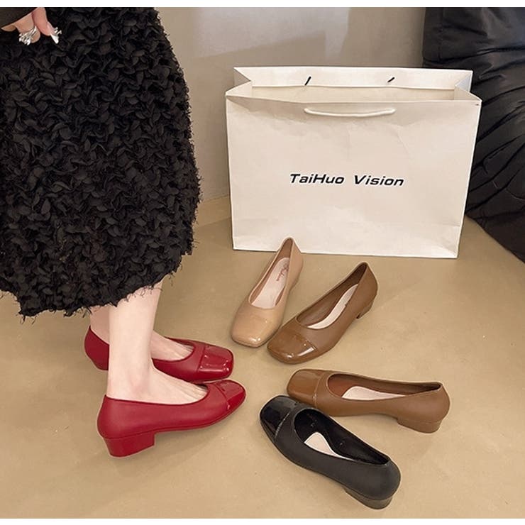 パンプス ローヒール スクエアトゥ | PlusNao | 詳細画像2 