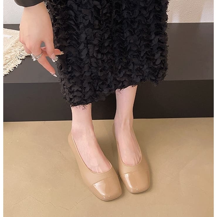 パンプス ローヒール スクエアトゥ | PlusNao | 詳細画像6 