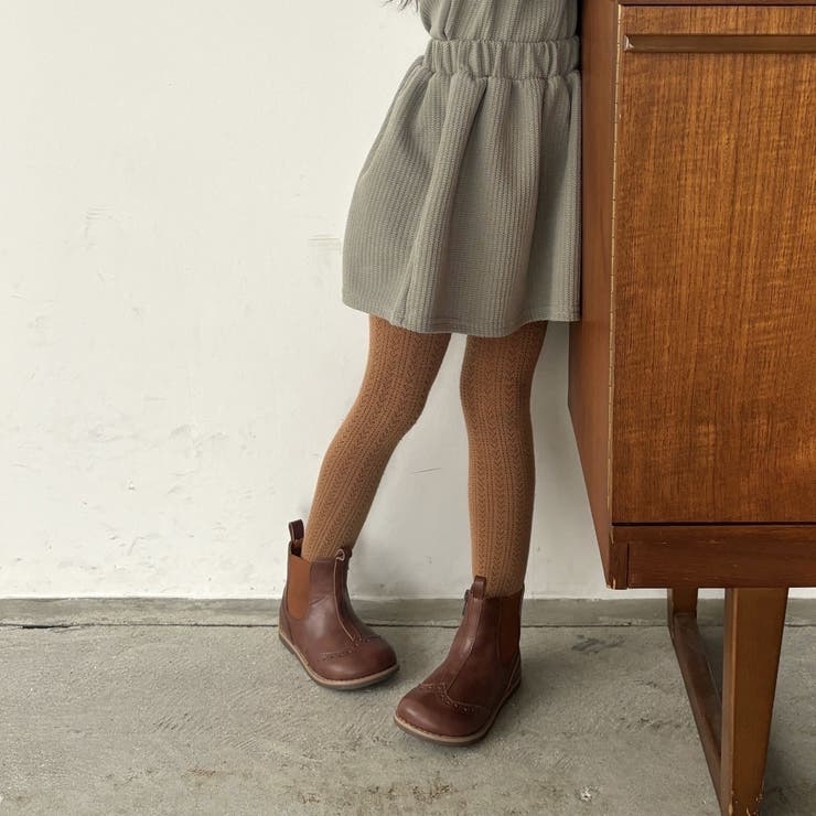 リアルレザーミディアムブーツ 本革 キッズブーツ | PlusNao | 詳細画像9 