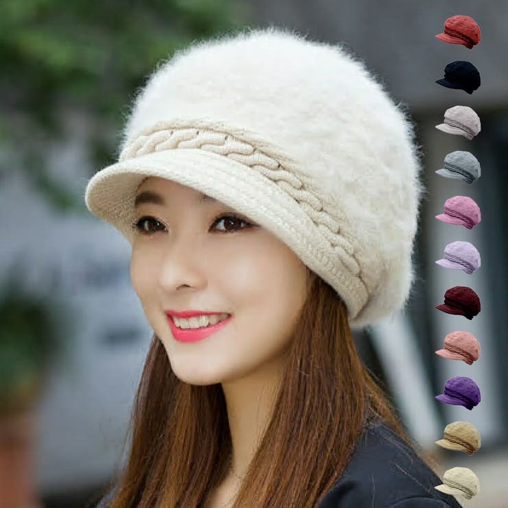 ふわふわファー ニット帽 ニット キャップ 品番 Fq Plusnao プラスナオ のレディースファッション通販 Shoplist ショップリスト
