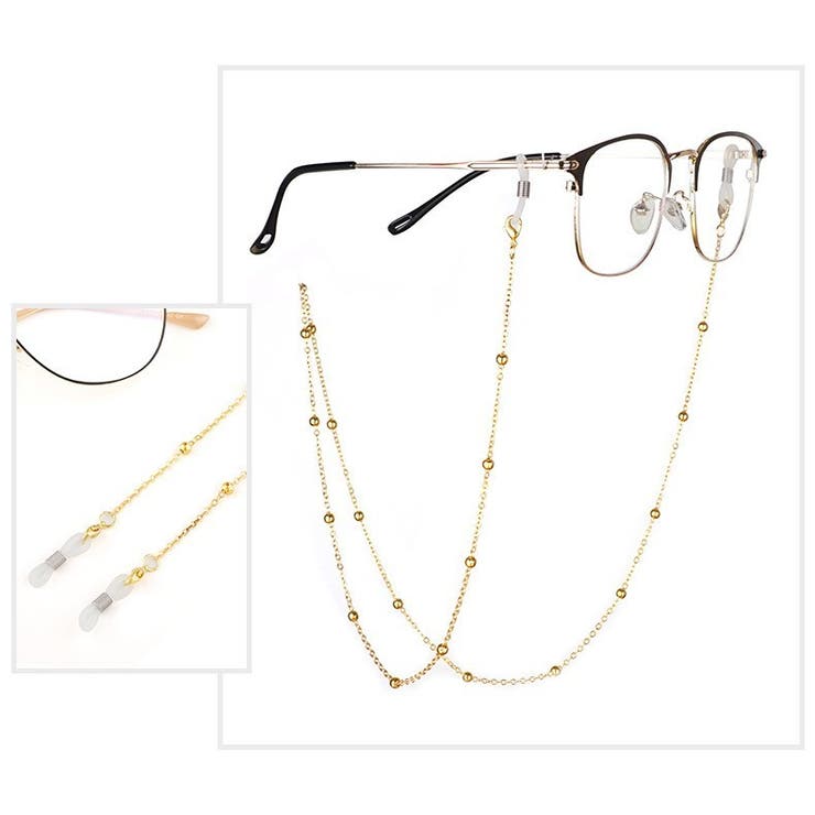 眼鏡チェーン メガネストラップ 眼鏡ストラップ | PlusNao | 詳細画像4 