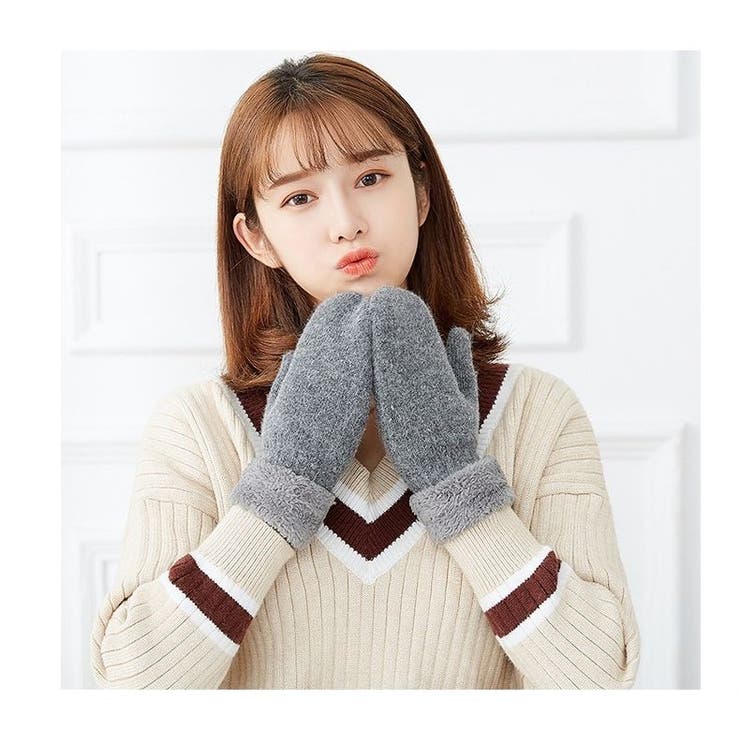 手袋 ミトン ふたまた手袋 | PlusNao | 詳細画像2 