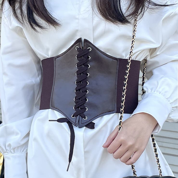 サッシュベルト コルセットベルト レディース | PlusNao | 詳細画像4 