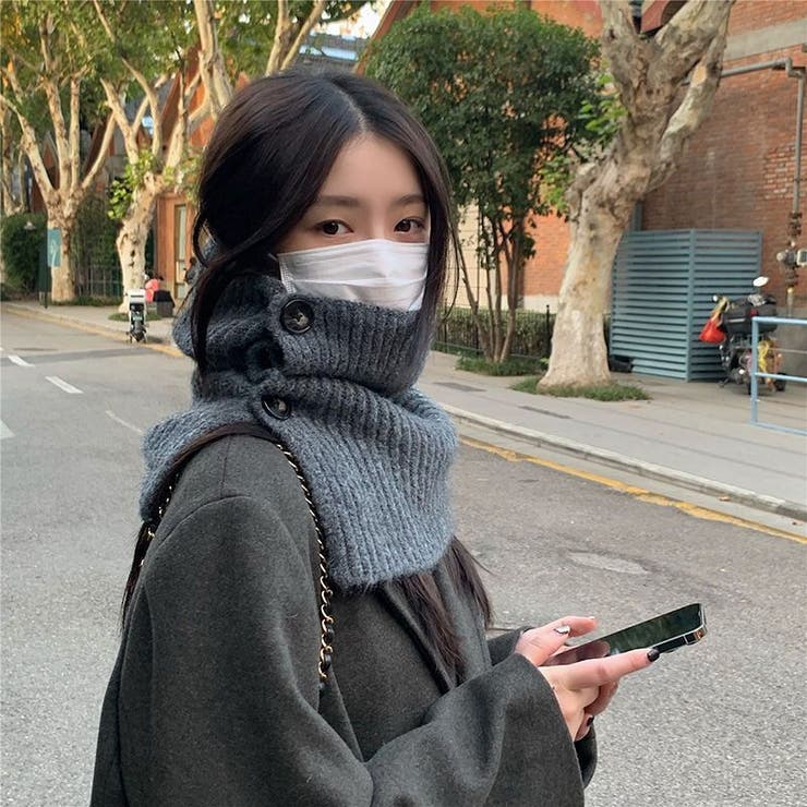 ネックウォーマー スヌード レディース | PlusNao | 詳細画像6 