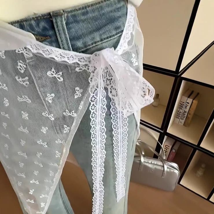 ラップスカート シアーレース 巻きスカート | PlusNao | 詳細画像10 