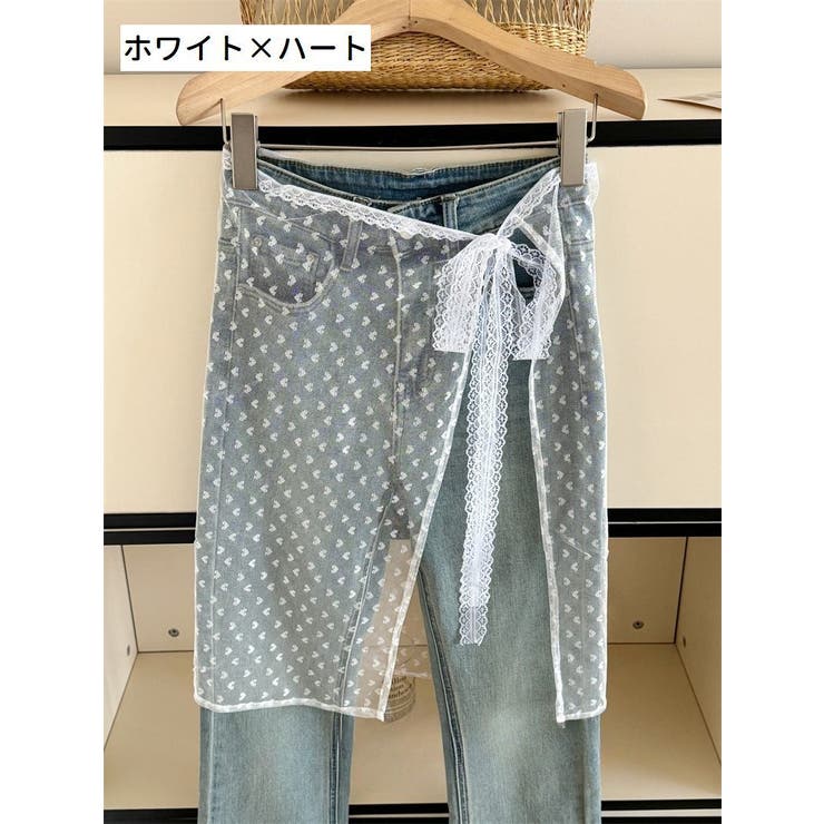 ラップスカート シアーレース 巻きスカート | PlusNao | 詳細画像2 
