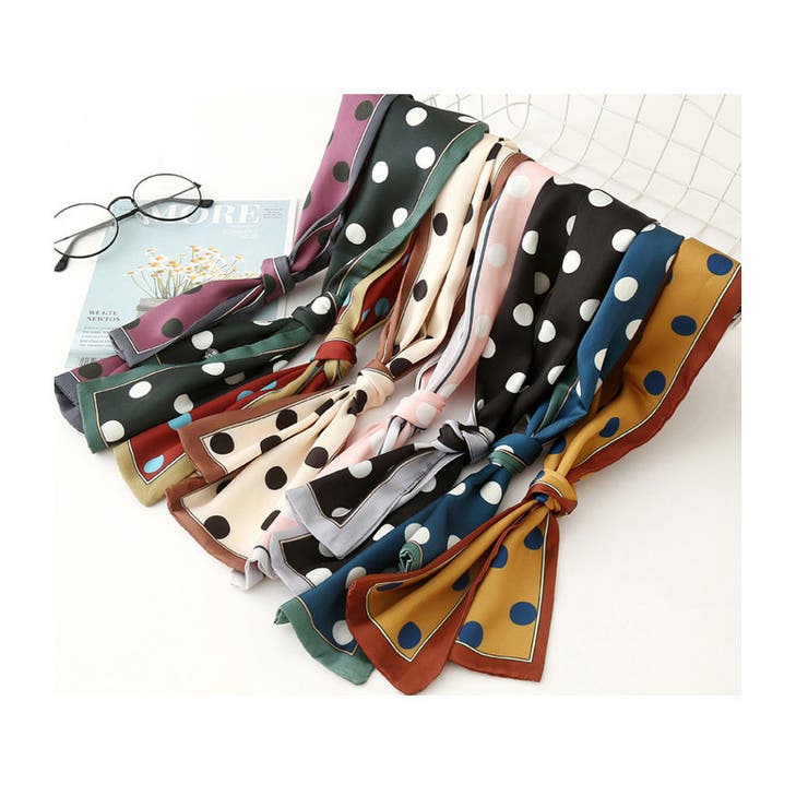 リボンスカーフ レディース 水玉柄 | PlusNao | 詳細画像11 