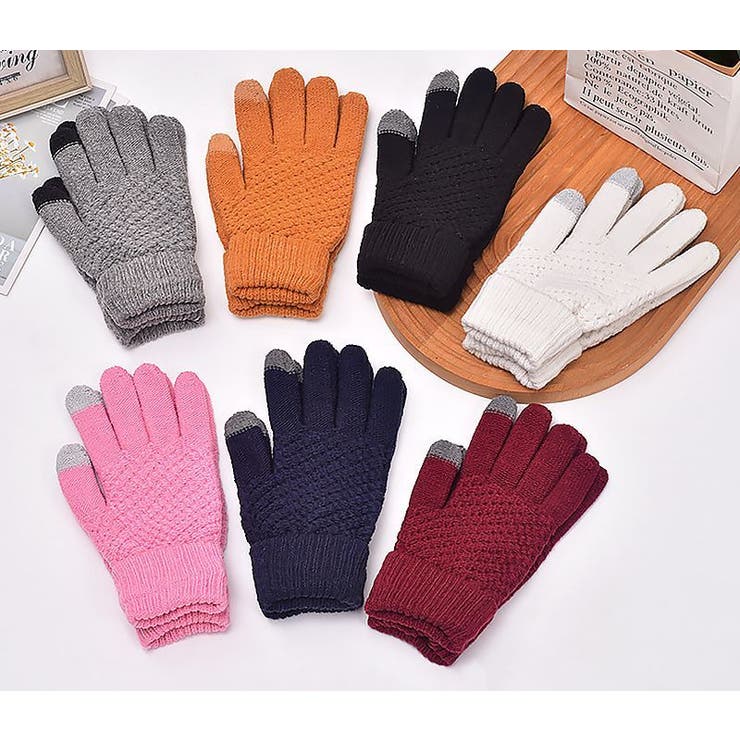 ニット手袋 グローブ レディース | PlusNao | 詳細画像2 