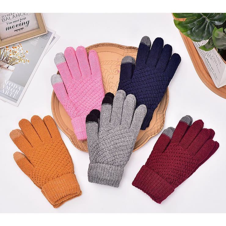 ニット手袋 グローブ レディース | PlusNao | 詳細画像6 