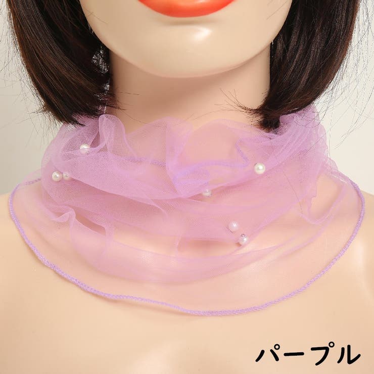 スカーフ レース ネックカバー | PlusNao | 詳細画像16 