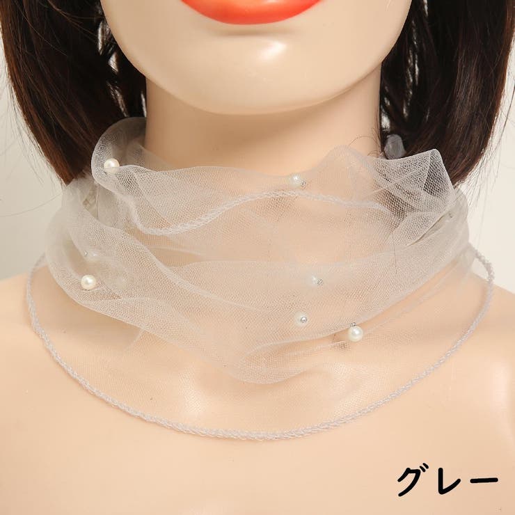 スカーフ レース ネックカバー | PlusNao | 詳細画像6 