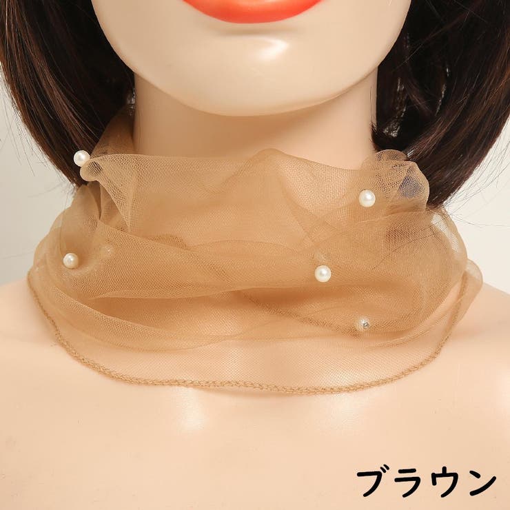 スカーフ レース ネックカバー | PlusNao | 詳細画像9 