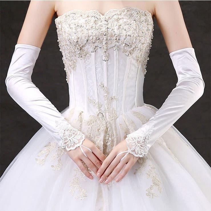 ウェディンググローブ レース手袋 グローブ | PlusNao | 詳細画像3 