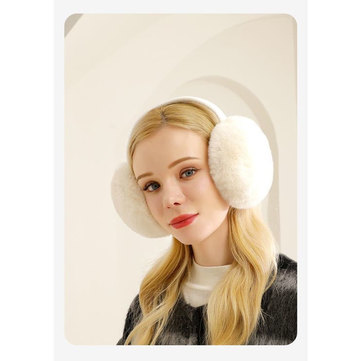 イヤーマフ 耳当て フェイクファー | PlusNao | 詳細画像5 