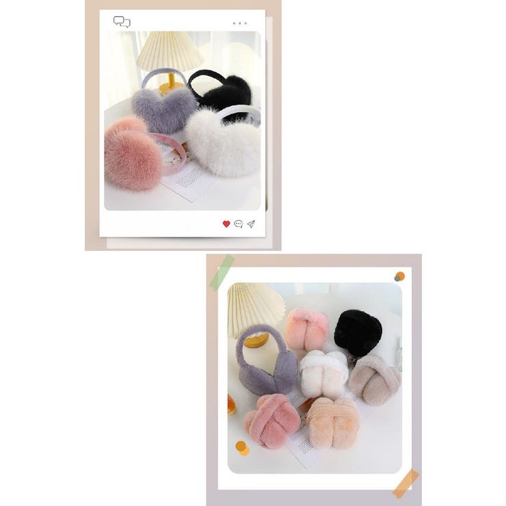 イヤーマフ 耳当て フェイクファー | PlusNao | 詳細画像9 