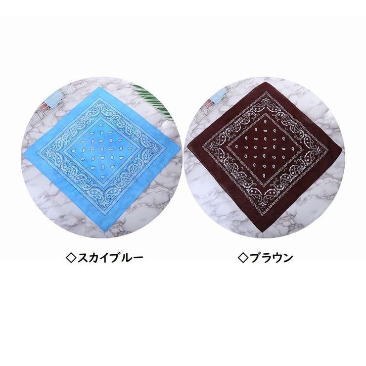 スカーフ バンダナ 幾何学模様 | PlusNao | 詳細画像19 