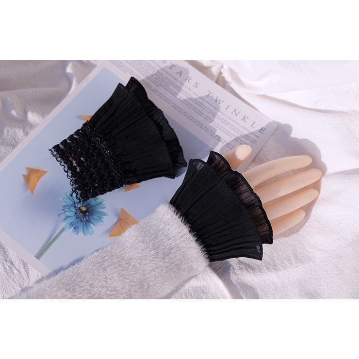 付け袖 フリルカフス レディース | PlusNao | 詳細画像2 