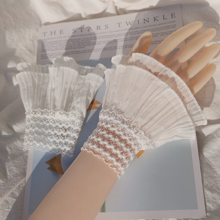 付け袖 フリルカフス レディース | PlusNao | 詳細画像4 