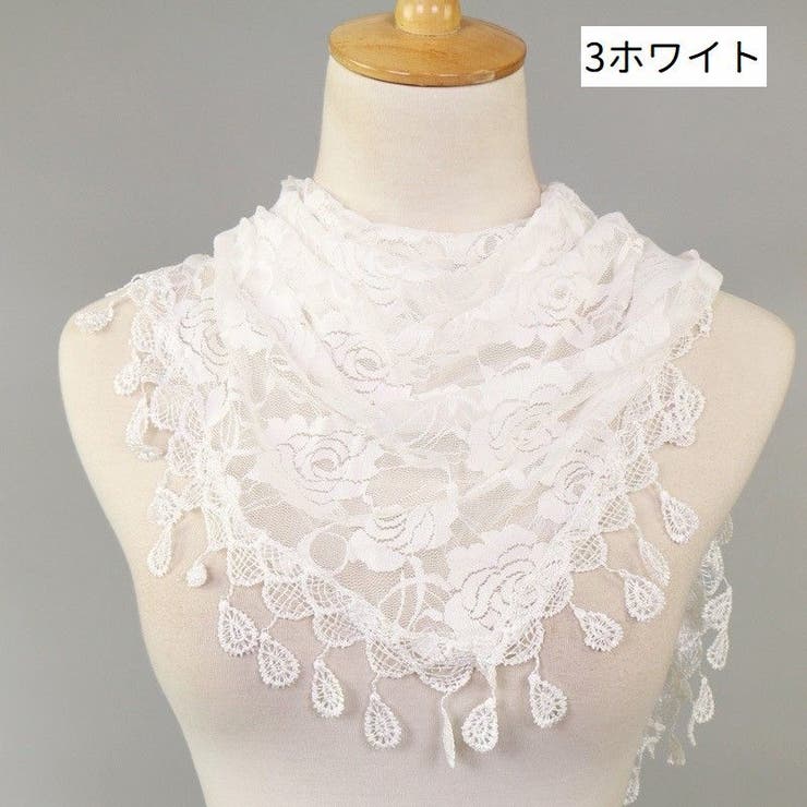 スカーフ 総レース ショール | PlusNao | 詳細画像4 