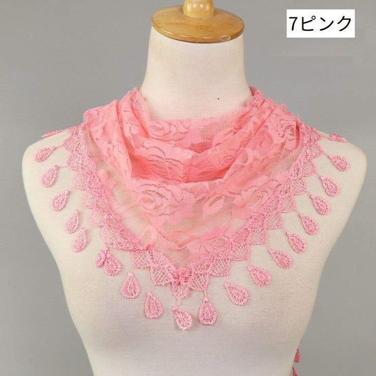 スカーフ 総レース ショール | PlusNao | 詳細画像8 
