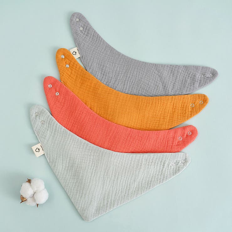 Amazon.co.jp: Hudson Baby Unisex Baby Cotton Bibs, Mamas