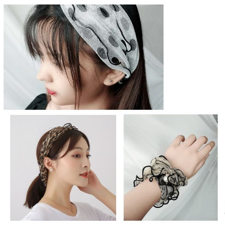 スカーフ レディース ヘアバンド | PlusNao | 詳細画像2 