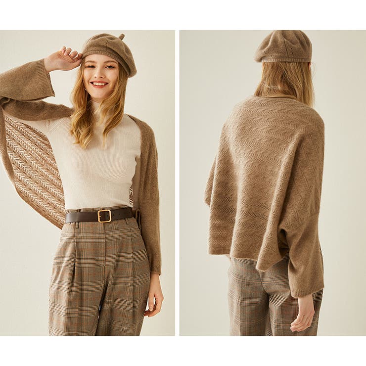 カーディガン ボレロ ストール | PlusNao | 詳細画像4 